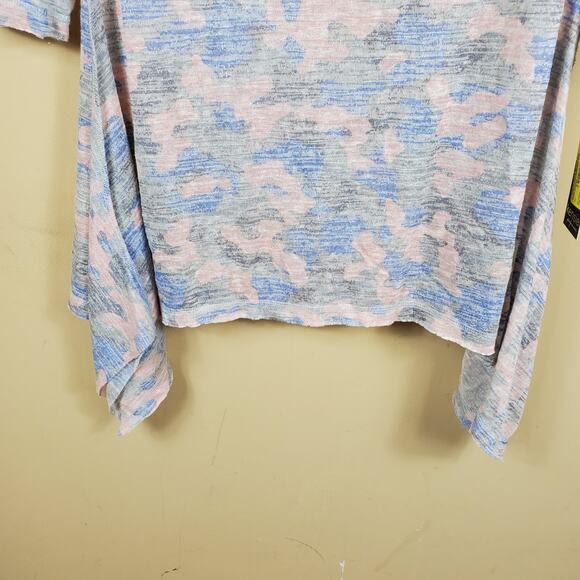 Kensie Performance Asymmetrical Print Tunic Size S - Picture 2 of 12